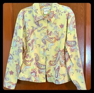 Coldwater Creek Paisley Jacket